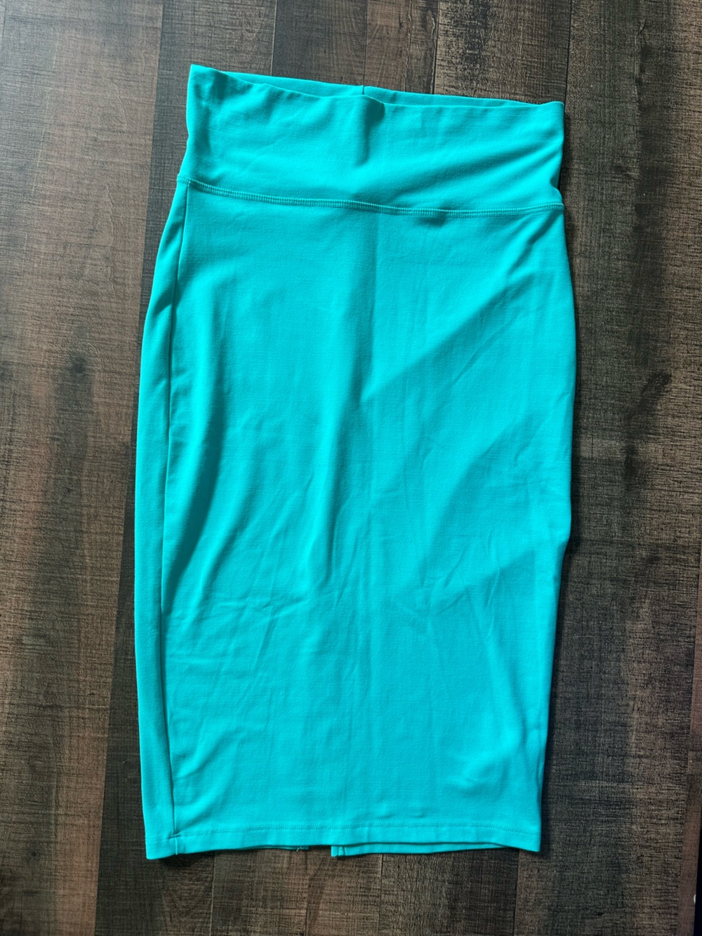 bebe Teal Stretch Skirt